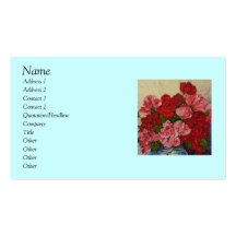 Roses & Peonies Business Card