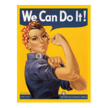 Rosie The Riveter Postcard