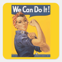 Rosie the Riveter "We Can Do IT " Stickers