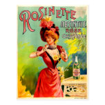 Rosinette Absinthe Rose Oxygénée postcards