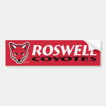 Roswell Coyotes Bumper Sticker