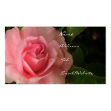 Rosy Pink Business Cards