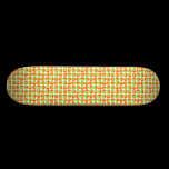Rotating Circles - Green and Orange skateboards