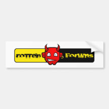 Rotten Forums Logo Bumper Stickers