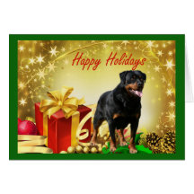 Rottweiler Christmas Card Gifts