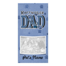 Rottweiler DAD Photo Card Template