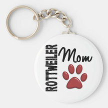 Rottweiler Mum 2 Keychain