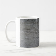 Rough grey concrete wall texture with relief lines mug