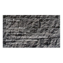 Rough Stone Wall Texture Business Card
