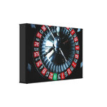 Roulette Wheel Stretched Canvas Print