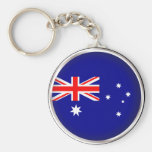 Round Australia Key Chain