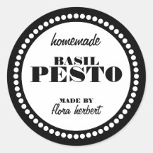 Round Dot Frame Jar Label Template Round Sticker
