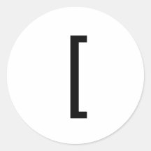 [ ROUND STICKER