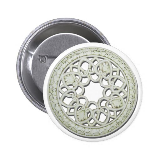 RoundDecorativeTile112810 Pinback Button