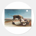 Rousseau's "The Sleeping Gypsy" (1897) Stickers