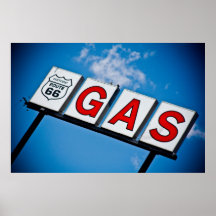 Route 66 GAS Posters