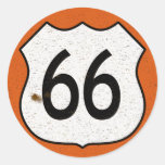 Route 66 Highway Sign Sticker