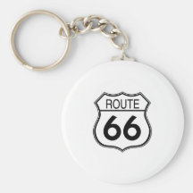 Route 66 Sign Key Chains