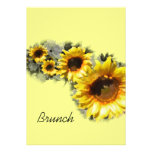 Row of Sunflowers Mother's Day Brunch Invitation