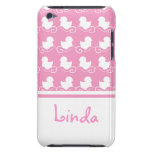 row of white ducks in pink iPod Touch Case-Mate casemate cases