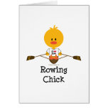 Rowing Chick Greeting Card