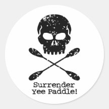 Rowing Pirate Sticker
