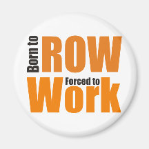 rowing refrigerator magnet