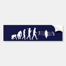 Rowing Sports Fan Mens Athlete Rowing Crew Bumper Sticker