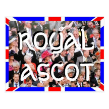 Royal Ascot Diamond Jubilee postcard