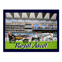 Royal Ascot Diamond Jubilee postcard