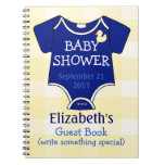 Royal Blue Baby Shower notebooks
