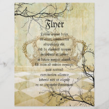Royal Crown with Branches Full Color Flyer