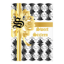 Royal Filigree Extravaganza Sweet Sixteen -Cust, Personalized Invitation