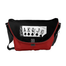 Royal Flush Messenger Bag