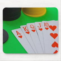 royal flush mousepad