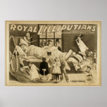 Royal Lilliputians, 'A Giants Dream' Retro Theatre Print