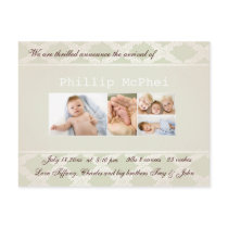 Royal Photo Birth Announcement Postcards