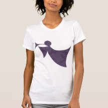 Royal Purple Angel - Women's Short Sleeve T-shirt