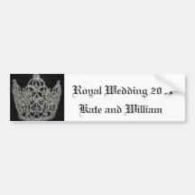 Royal Wedding/Kate & William Bumper Stickers