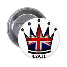 Royal Wedding Kate & William Buttons