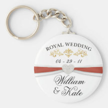 Royal Wedding - William & Kate Elegant Keepsakes Key Chains