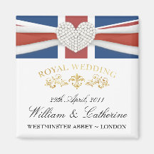 Royal Wedding - William & Kate Keepsake Magnet