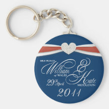 Royal Wedding - William & Kate Key Rings Key Chains