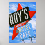 Roy's Motel on Historic Route 66 Poster