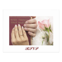 RSVP Wedding Postcard
