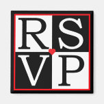 RSVP Wedding Refrigerator Magnet
