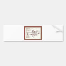 RT010bw Bumper Sticker