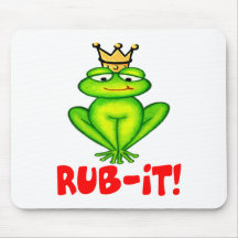 Rub-it Frog Prince Mousepads
