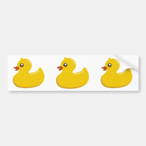 Rubber Duck Bumper Sticker Zazzle