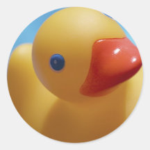 Rubber Duck Close-Up Sticker